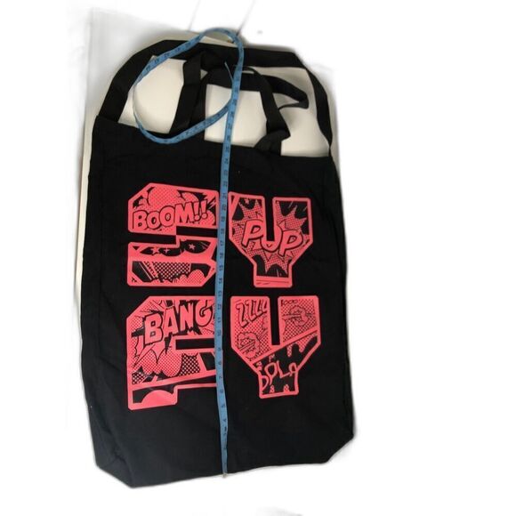 SYFY Comic Con Bag 'Its A Fan Thing' Unisex Size Large Black Red - Picture 3 of 5